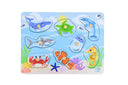 Sea Animals in Their Habitat Wooden Puzzle