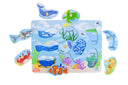Sea Animals in Their Habitat Wooden Puzzle