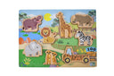 Zoo Animals Wooden Chunky Puzzle