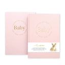 Baby Memory Book with Keepsake Box - Peony Pink
