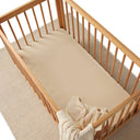 Pebble Organic Fitted Cot Sheet-Snuggle Hunny- Tiny Trader - Gold Coast Baby Shop