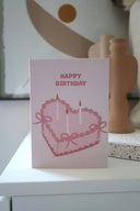 Pink Vintage Cake | GREETING CARD, Birthday card, girly-Quokka the Rocker- Tiny Trader - Gold Coast Baby Shop