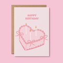 Pink Vintage Cake | GREETING CARD, Birthday card, girly-Quokka the Rocker- Tiny Trader - Gold Coast Baby Shop