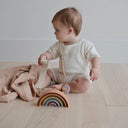 Rainbow stacker | Tropical-Mushie- Tiny Trader - Gold Coast Baby Shop