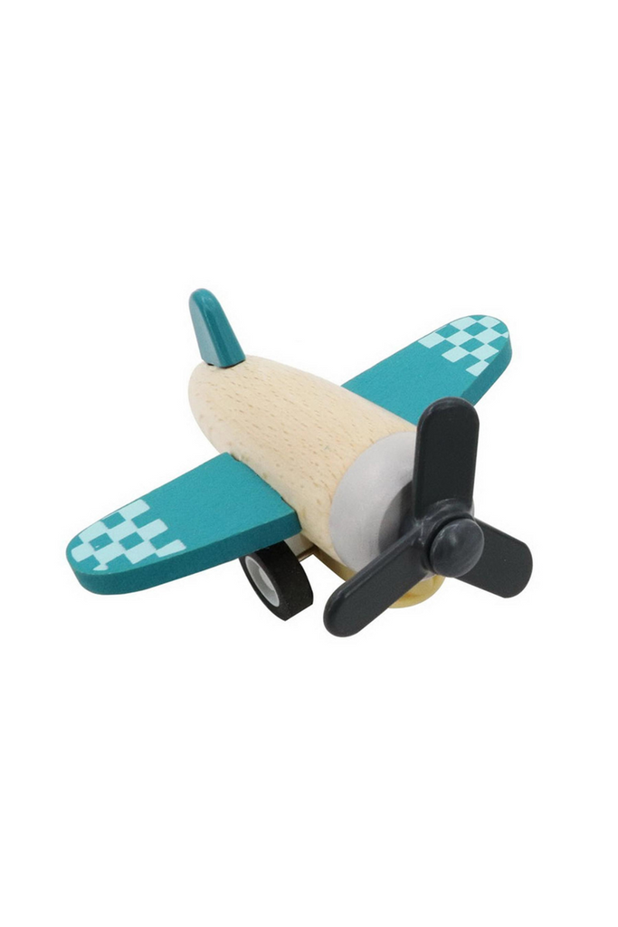 Retro Wooden Pullback Plane | Various-Kaper Kidz-Tiny Trader