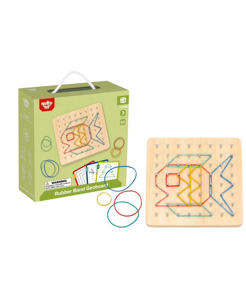 Rubber Band Geoboard-Tooky Toy-Tiny Trader