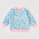 Seaside Daisy Relaxed Terry Sweater-Goldie+Ace-6-12M- Tiny Trader - Gold Coast Baby Shop