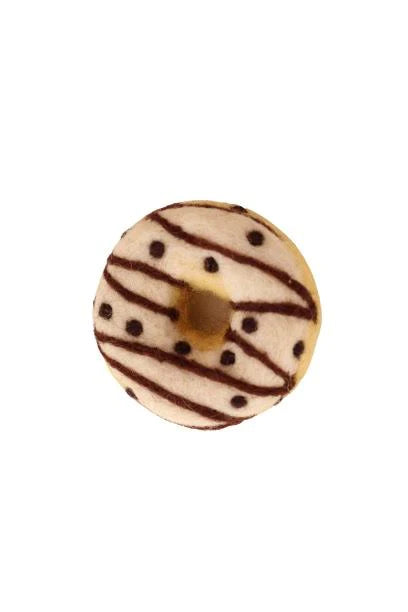 Single Donut | Various-Juni Moon-White Choc Stripe- Tiny Trader - Gold Coast Kids Shop - Gold Coast Baby Shop -