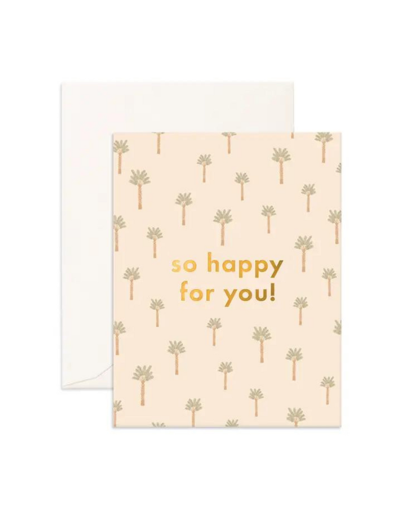 So Happy Tiny Palms Greeting Card-Fox & Fallow- Tiny Trader - Gold Coast Kids Shop - Gold Coast Baby Shop -
