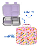 Bento 3 Lilac Stainless Steel Bento Lunch Box