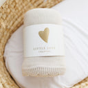 Sweet Baby Heirloom Knit Blanket - OATMEAL