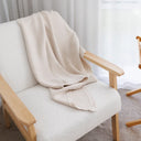 Sweet Baby Heirloom Knit Blanket - OATMEAL