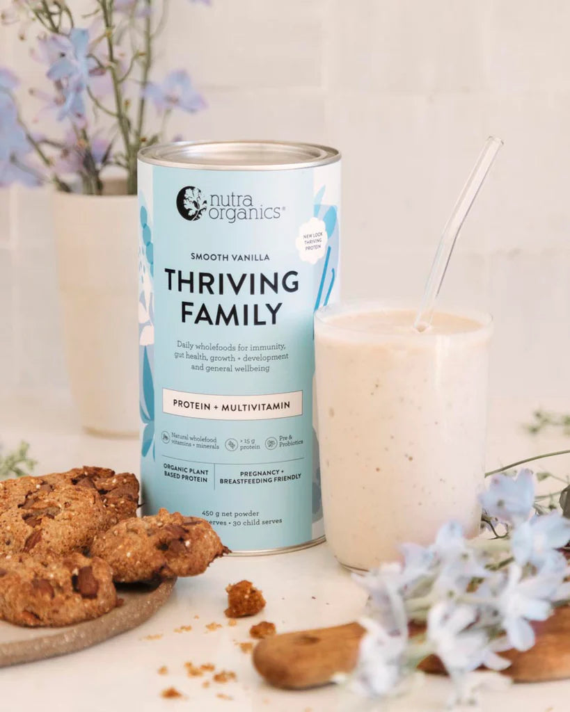 Thriving Family | Smooth Vanilla 450g-Nutra Organics-Tiny Trader