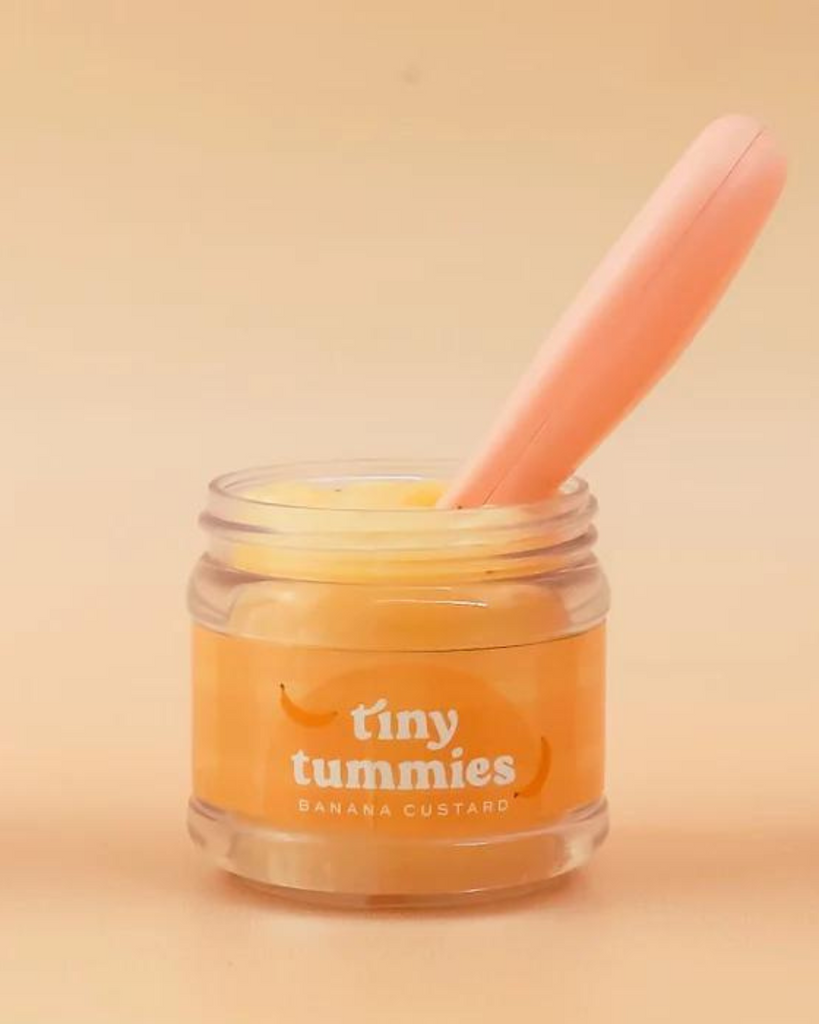 Tiny Tummies | Banana Custard Food Jar and Spoon Set-Tiny Harlow-Tiny Trader