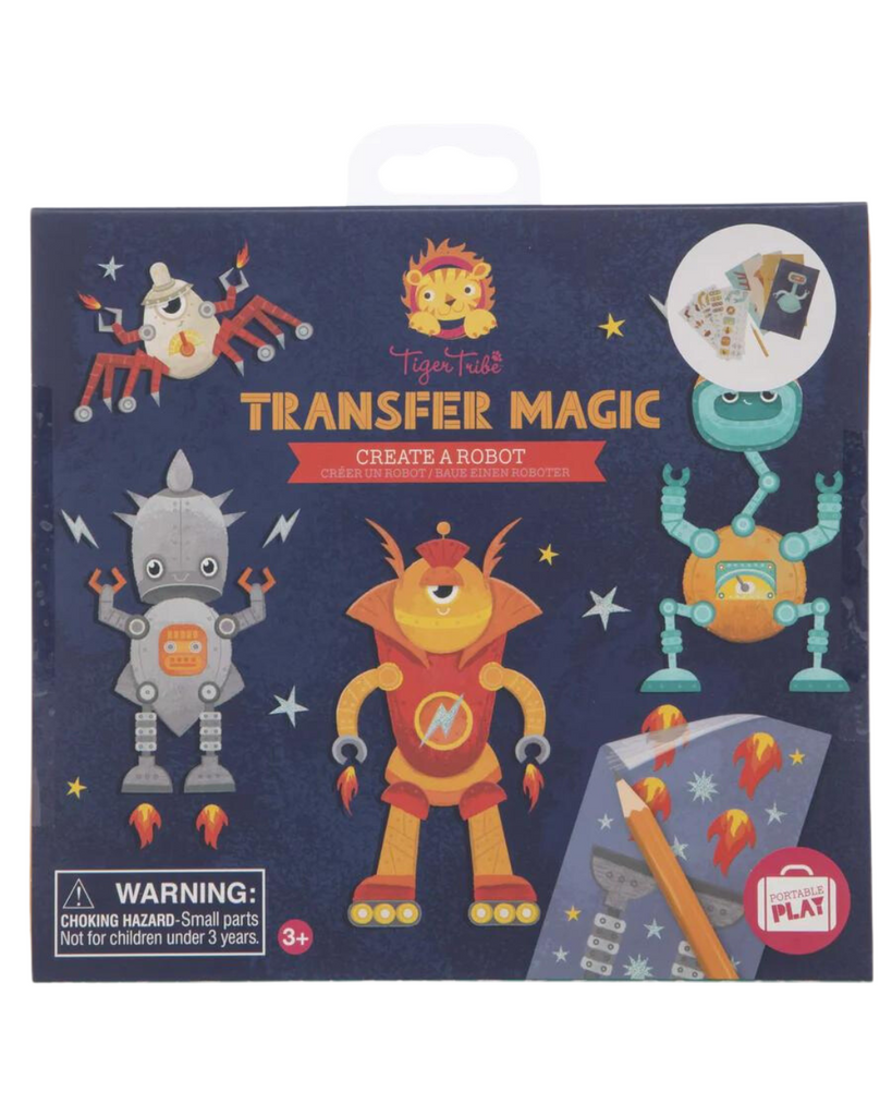 Transfer Magic | Create A Robot-Tiger Tribe- Tiny Trader - Gold Coast Kids Shop - Gold Coast Baby Shop -