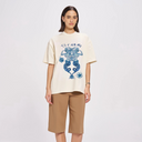 Tsunami Maiden Oversize Tee | Ivory-MAKU THE LABEL-S- Tiny Trader - Gold Coast Baby Shop