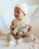 Organic Sleeveless Baby Bodysuit — Breathable, Undyed & Kind to Sensitive Skin - SAGE