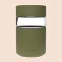 REGULAR - Reusable Glass Coffee Cup 8oz: PAPAYA