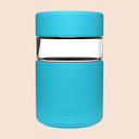REGULAR - Reusable Glass Coffee Cup 8oz: PAPAYA
