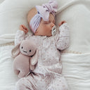 Bamboo/Organic Cotton Florence Onesie | Lilac Bouquet