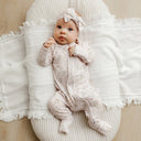 Bamboo/Organic Cotton Florence Onesie | Lilac Bouquet