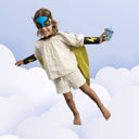 Superhero Babychino Cup 4oz - WITH STRAW