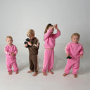 Little Dreamer Tracksuit Set - Chocolate