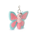 Aurora Butterfly Bag Charm 7"/ 18 cm