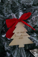 MY FIRST CHRISTMAS PLAQUE - CHRISTMAS TREE
