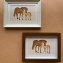 Mare & Colt // Mini Framed Artwork
