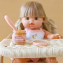 Tiny Tummies Peach Jelly Food Jar and Spoon Set