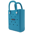 i-Glide Adventure Tote Bag with Charms & Hook - Turquoise