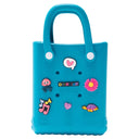 i-Glide Adventure Tote Bag with Charms & Hook - Turquoise