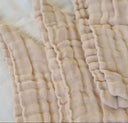 Organic Baby Muslin Blanket (6-Layer Cotton) - Brown