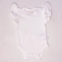 Bamboo/Organic Cotton Olivia Bodysuit | White