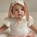 Bamboo/Organic Cotton Olivia Bodysuit | White