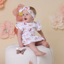 Snuggle Hunny | Butterfly Short Sleeve Organic Dress