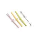 Smoo reusable silicone straw set